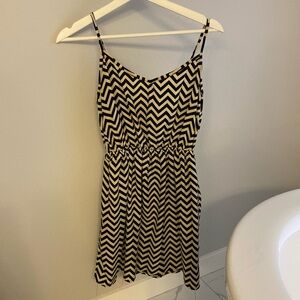 Chevron print dress